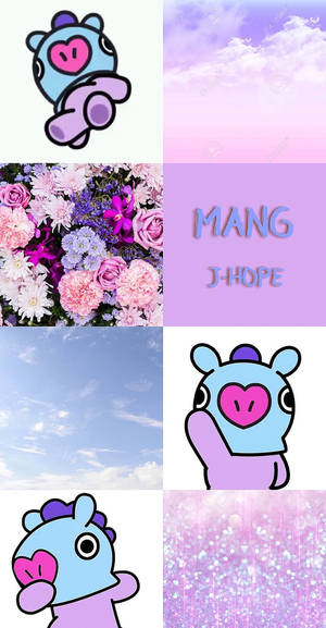 Mang Bt21 Mood Board Wallpaper