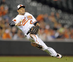 Manny Machado Game Pose Wallpaper