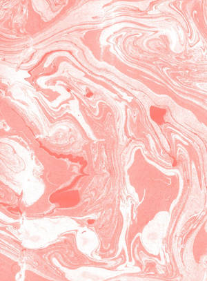 Marble Pink And Peach Liquid Patterns Wallpaper