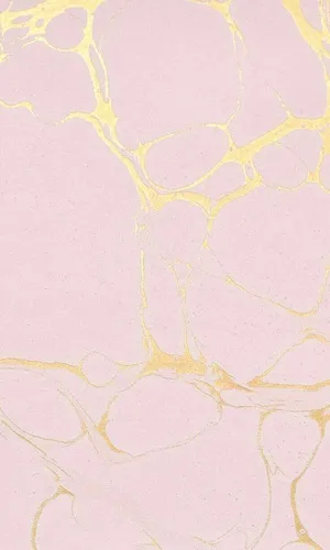 Marble Pink And Shiny Gold Cracks Wallpaper