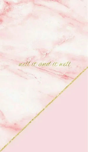 Marble Pink Will It And It Will Wallpaper