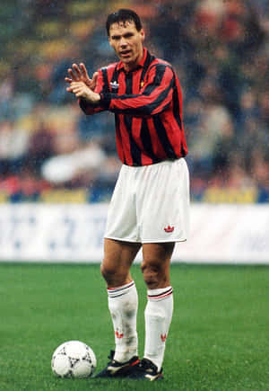 Marco Van Basten Hand Signals Wallpaper