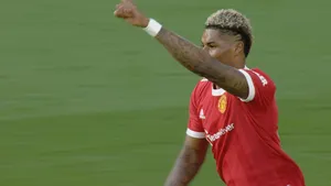 Marcus Rashford Fist In Air Wallpaper