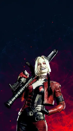 Margot Robbie As Harley Quinn In Suicide Squad Wallpaper