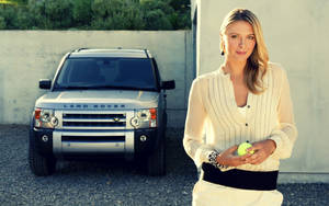 Maria Sharapova Land Rover Promotion Wallpaper