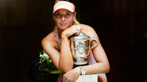 Maria Sharapova Roland Garros Cup Wallpaper