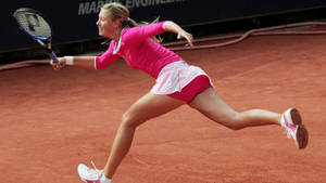 Maria Sharapova Running Forehand Wallpaper