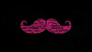 Markiplier Pink Moustache Wallpaper