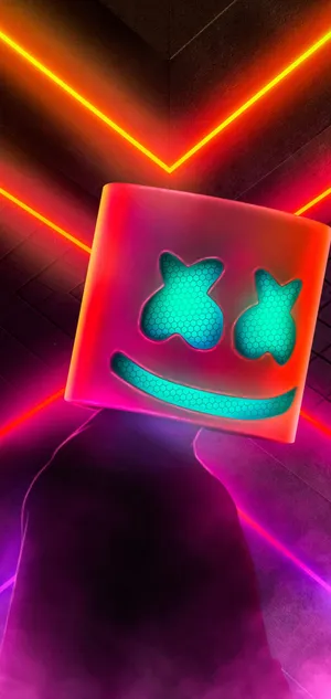 Marshmallow Dj Glowing Eyes Wallpaper
