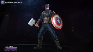 Marvel Avenger Captain America Worthy Wallpaper