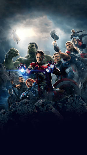 Marvel Cinematic Universe Heroes Together Wallpaper