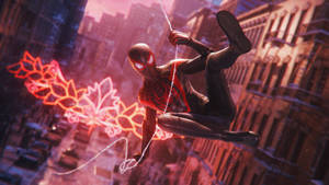 Marvel Desktop Spiderman Building Wallpaper