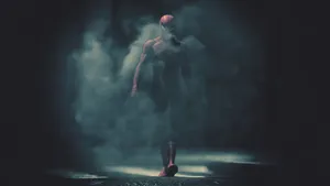 Marvel Spiderman Walking Through Smoke 4k Ps4 Wallpaper