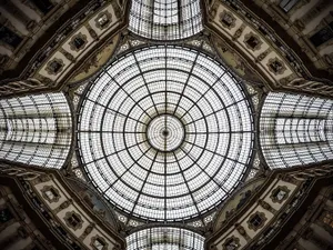 Marvelous Ceiling Architecture In Milan Wallpaper