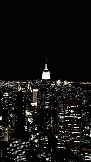 Marvelous Dark Night Aesthetic Nyc Phone Wallpaper
