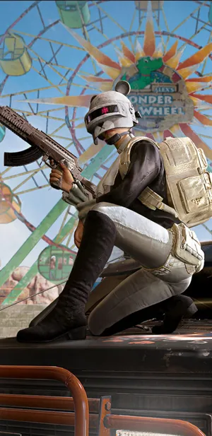 Masked Pubg Girl Character Wallpaper