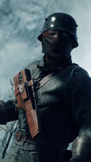 Masked Soldier Battlefield 1 4k Phone Wallpaper