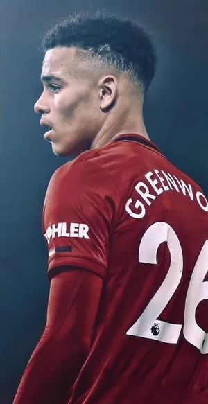 Mason Greenwood Back Wallpaper