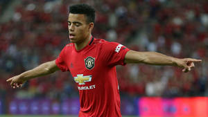 Mason Greenwood Eyes Closed Wallpaper