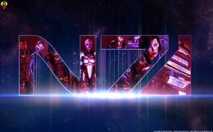 Mass Effect N7 Logo In 4k Wallpaper