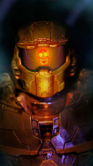 Master Chief Phone - Keep Your Games Going Wallpaper