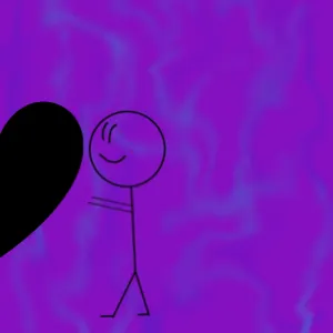 Matching Couple Stickman Wallpaper