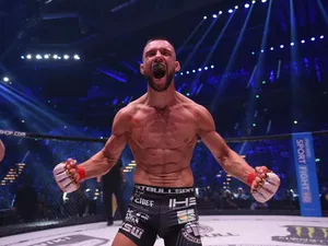 Mateusz Gamrot Yelling Wallpaper