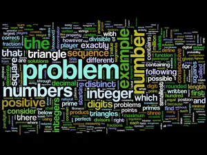 Mathematical Concepts Word Cloud Wallpaper