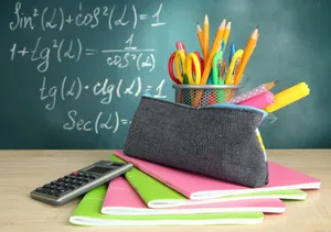 Mathematics Formulas With Calculator Wallpaper