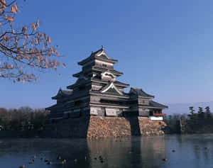 Matsumoto Castle Autumn Reflection Wallpaper