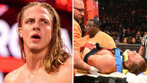 Matt Riddle Wrestling Injury Wallpaper