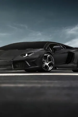 Matte Black Lamborghini Iphone Aventador Wallpaper