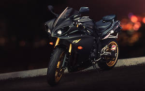 Matte Black Yamaha 1920x1080 Hd Bikes Wallpaper