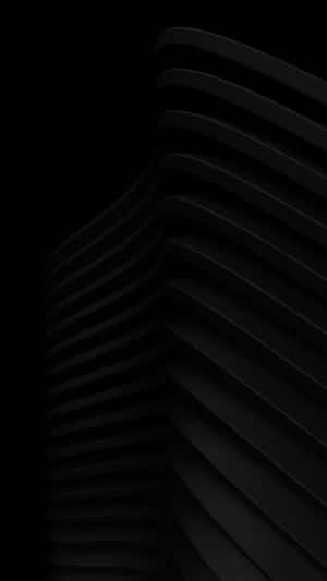 Matte Blacki Phone Abstract Design Wallpaper