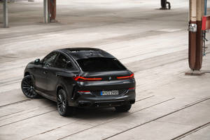 Matte Finish Black Bmw X6 Wallpaper