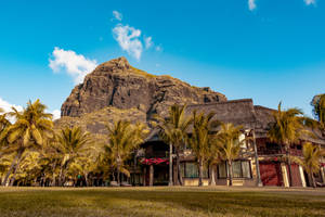 Mauritius Houses In Hill Wallpaper