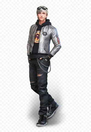 Maxim As Free Fire Character Wallpaper