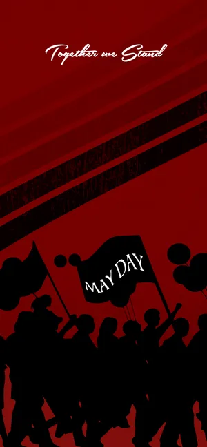 May Day Black And Red Wallpaper