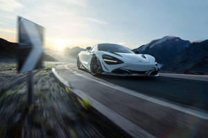 Mclaren 720s Speeding Wallpaper