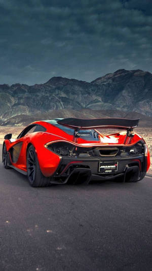 Mclaren Iphone P1 Red Variant Wallpaper