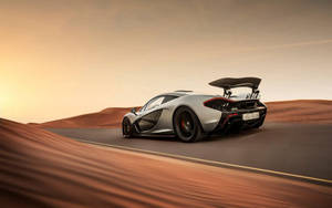 Mclaren P1 Gray Hyper Car Wallpaper