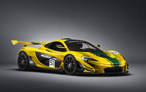 Mclaren Yellow P1 Gtr Wallpaper