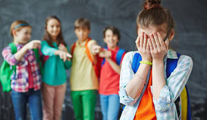 Mean Bullies Making A Girl Cry Wallpaper