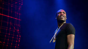 Meek Mill On The Stage Wallpaper