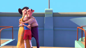 Meet The Robinsons Family Hug Wallpaper