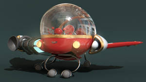 Meet The Robinsons Time Machine Full View Wallpaper