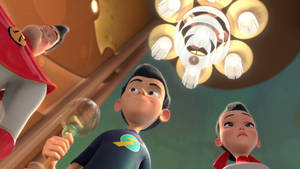 Meet The Robinsons Wilbur Franny And Art Wallpaper