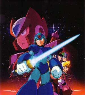 Mega Man Xtreme 2 Game Poster Wallpaper