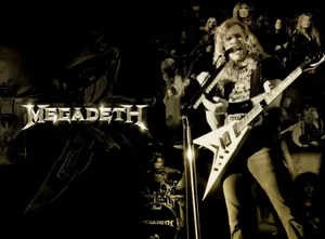 Megadeth Concert Collage Wallpaper