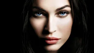 Megan Fox's Face Wallpaper